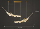 Axyaa LED Pendant Chandeliers for Modern Home Living & Dining Room Lighting