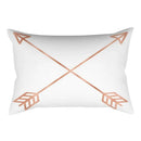 Axyaa Pink Geometric Stripes Pillow Cover for Home Decor and Living Room