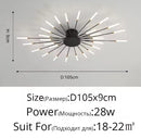 Axyaa Sunflower Chandelier LED Ceiling Light for Home Illumination
