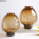 Axyaa Glass Vase Set Artistic Flower Arrangement Hydroponic Decor Dried Flowers Bouquet Jar