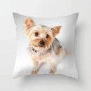Axyaa Cute Dog Print Pillow Case for Bedroom Sofa Car Decor
