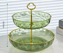 Axyaa Multi-Layer Snack Tray Set for Family Tea Table and Living Room