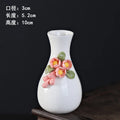 Axyaa Ceramic Mini Flower Pot Vase for Hydroponics & Aromatherapy Décor