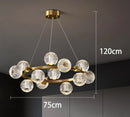 Axyaa Modern LED Pendant Chandeliers for Living Room Staircase Lighting