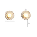 Axyaa Antique Wall Lamp: Cream Style Living Room Nostalgic Retro Design