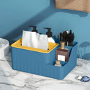 Axyaa Desktop Tissue & Remote Control Organizer: Living Room Essential