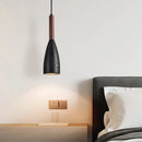 Axyaa Walnut Black Stone Modern Pendant Light for Home, Bedroom, Dining Room