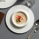 Axya Ceramic Solid Color Dinner Plate Set