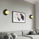 Axyaa LED Glass Ball Bedhead Wall Light Gold/Black Living Room Decor