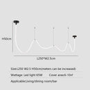 Axyaa Nordic Minimalist LED Pendant Chandelier for Living and Dining Room