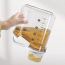 Axyaa Grain Storage Container with Measuring Cup - Sealed Rice Jar & Food Organizer