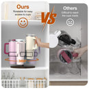 Axyaa 40 oz Tumbler Rotating Storage Rack with 6 Slots for Kitchen Cabinet