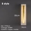 Axyaa Gold Marble Wall Sconce - Luxury Lighting Fixture for Living Room & Bedroom
