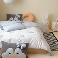 Axyaa Luxe Cotton King Bedding Set with Embroidery - Soft & Skin-Friendly