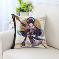 Axyaa Anime Pillow Cover 45x45, Decorative Cushion for Sofa, Bed, Home Decor