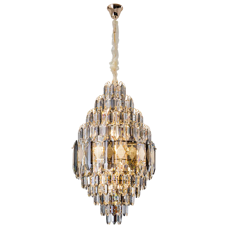 Axyaa Crystal Chandelier for Luxe Living - Large, Elegant, and Modern Residence Lighting