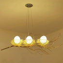 Axyaa Aluminum Wire Bird Nest Pendant Lights for Stylish Living Room Ambience