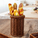Axyaa Rattan Wicker Serving Baskets - 6 Styles for Household Utensil Storage