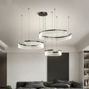 Axyaa Modern Circular Living Room Pendant Light