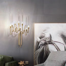 Axyaa French Light Luxury Wall Lamp for Living Room in Elegant Design