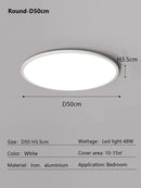 Axyaa Modern Minimalist LED Ceiling Light for Living Room and Bedroom