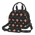 Axyaa Halloween Bats Insulated Lunch Bag with Adjustable Strap