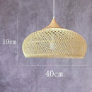 Axyaa Rattan Pendant Lights: Vintage Kitchen Dining Room Luminaries