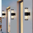 Axyaa Outdoor LED Wall Lamp Up Down Sconce Waterproof Glass Street Light