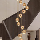 Axyaa Modern LED Pendant Chandeliers for Living Room - Indoor Staircase Hanging Light
