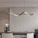 Axyaa Modern Aluminum LED Chandelier for Living Room, Kitchen, Office, Bar