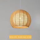 Axyaa Gold Rattan Chandelier Lighting for Dining Room Balcony
