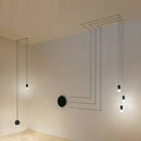 Axyaa LED Chandelier Modern Minimalist Line Indoor Lighting Fixture
