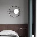 Axyaa Gold LED Round Wall Light for Living Room, Bedroom, Staircase