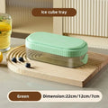 Axyaa Silicone Ice Mold with Lid: 18 Grid Food-grade Ice Storage Container