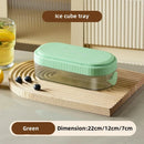 Axyaa Silicone Ice Mold with Lid: 18 Grid Food-grade Ice Storage Container