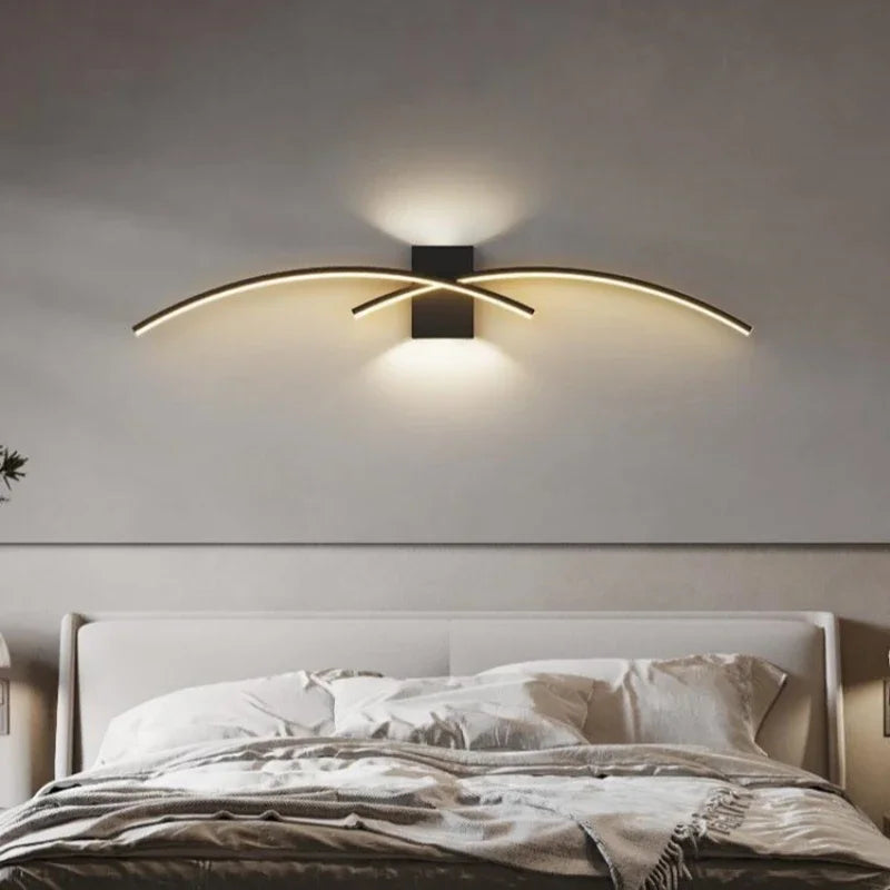 Axyaa Nordic LED Wall Lamp: Modern Home Lighting Fixture for Living Room, Bedroom, Kitchen