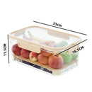 Axyaa Large Capacity Crisper Box for Food Preservation and Storage