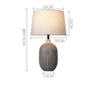 Axyaa Ceramic Pot Table Lamp | Japanese Style Living Room Study Bedroom Bedside
