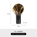 Axyaa Golden Trumpet Ceramic Flower Vase for Home Decoration and Flower Arrangement