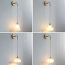 Axyaa Nordic LED Wall Lamp Pull Chain Switch Indoor Stair Light Sconce