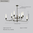 Axyaa Modern Luxury LED Ceiling Chandelier for Home Decor