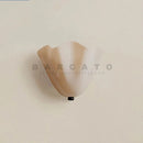 Axyaa Retro Floral Glass Wall Lamp: Modern, Nordic Design LED Sconce for Bedroom or Study