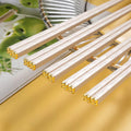 Axyaa Japanese Korean Alloy Chopsticks Sushi Sticks Reusable Tableware