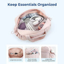 Axyaa Lightweight Travel Duffel Tote for Women with Waterproof Pockets