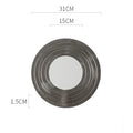 Axyaa Brushed Texture Ceramic Steak Pasta Sushi Dessert Plates for Molecular Cuisine