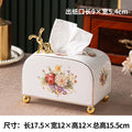 Axyaa Ceramic Living Room Paper Box for Dining Table and Coffee Table