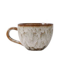 Axyaa Ceramic Teacups Set of 4 Cozy Coffee Mugs Retro Style Dining Drinkware