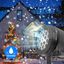 Axyaa Snow Christmas Laser Projector with Rotating Patterns and LED Lights