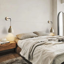 Axyaa Modern Cement LED Wall Lights with Pull Chain Switch