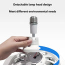 Axyaa Tunable White Ceiling Fan 3 Speed 3color Ceiling Lamp for Study Room Bedroom
